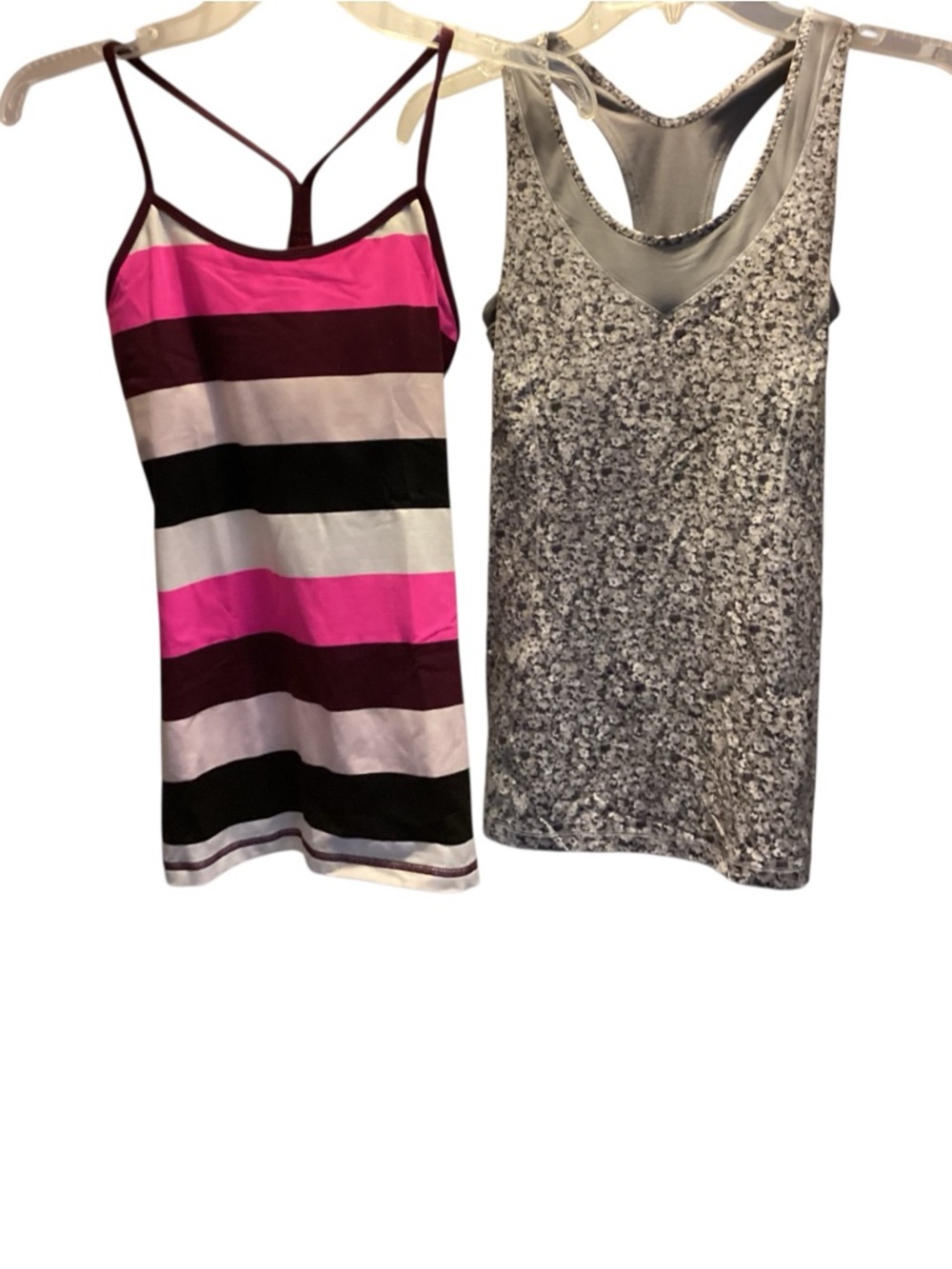 Lululemon Lot of Two Tank Tops with Shelf Bras size S